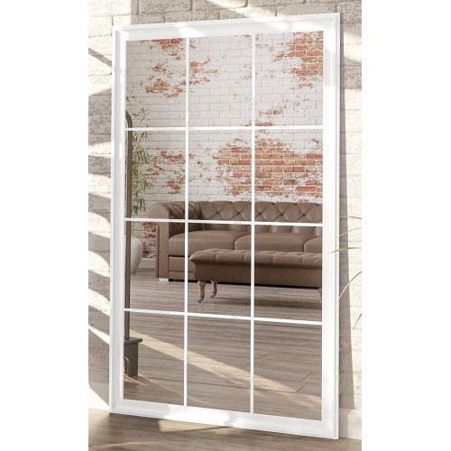 Spiegel in Loftoptik mit Sprossenleisten - TELIMENA -... 2