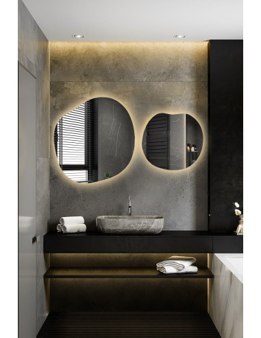 Set aus organischen Spiegeln mit Beleuchtung -...