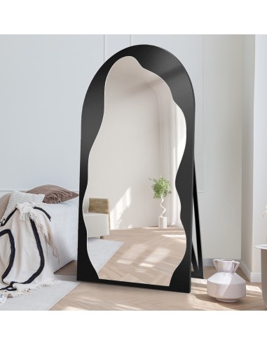 Organisches Standspiegel in Halboval mit...