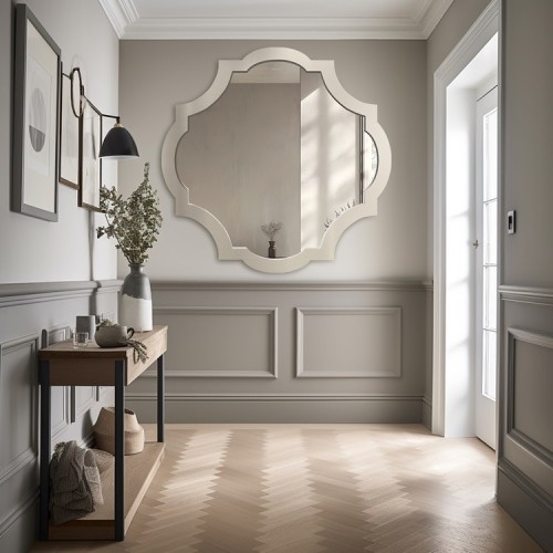 Retro-Wandspiegel im Rahmen - SKARLET