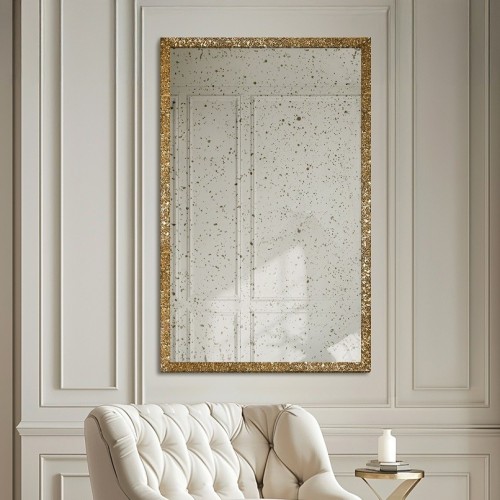 Luxuriöser Wandspiegel mit vergoldetem Rahmen und...