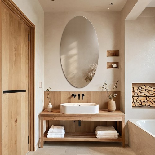 Badezimmerspiegel elliptisch - ELIPSA