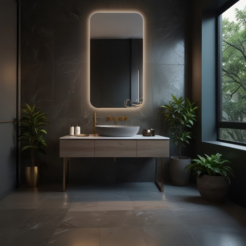 Badezimmerspiegel mit Hintergrundbeleuchtung - GAJA LED