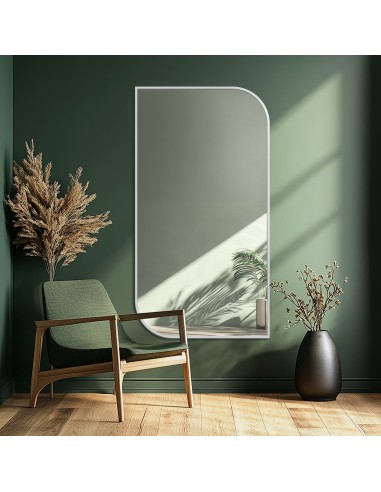 Spiegel in schwarzen Rahmen- MDF SLIM- TRÄNE –...