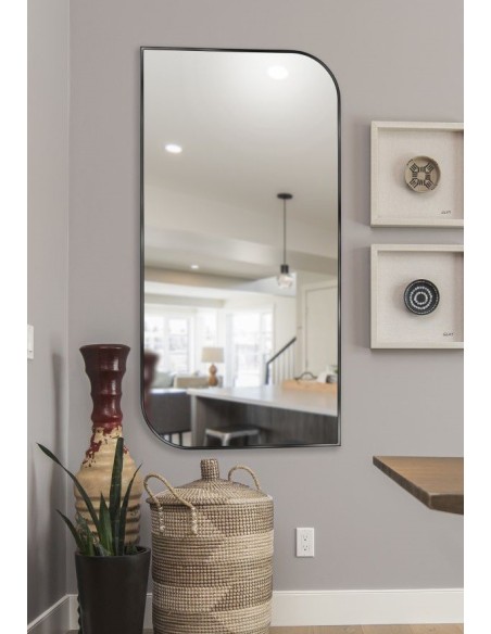 Spiegel in schwarzen Rahmen- MDF SLIM- TRÄNE – Rahmenfarbe zu Auswahl