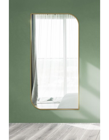 Spiegel mit goldenem Rahmen MDF SLIM - TRÄNE -...