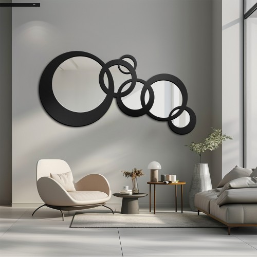 Dekospiegel mit MDF-Rahmen – MILO - Rahmenfarbe nach Wahl