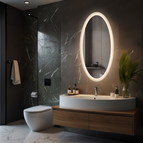 Badezimmerspiegel mit Hintergrundbeleuchtung - MOLI LED