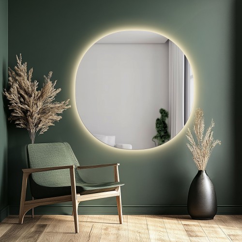 Badezimmerspiegel mit Hintergrundbeleuchtung,...