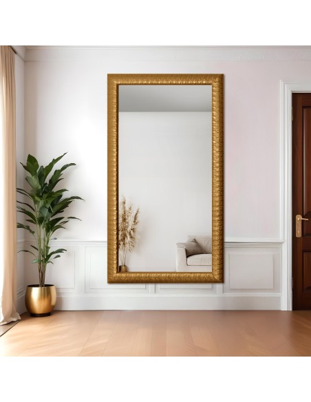 Moderner Spiegel mit prächtigem Holzrahmen - 7005 - Rahmenfarbe nach Wahl