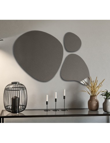 Set von drei Spiegeln in unregelmäßiger Form -...