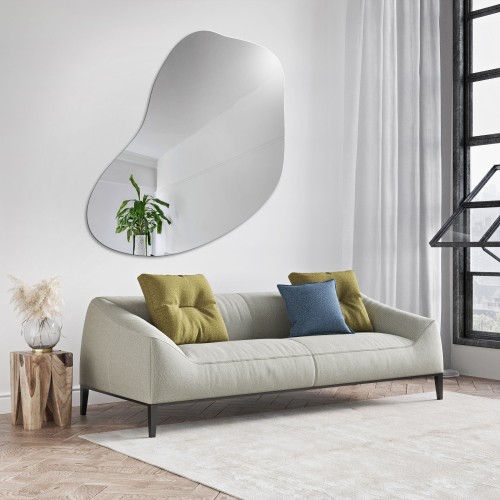 Badezimmerspiegel in organischer Form - KWARC 2