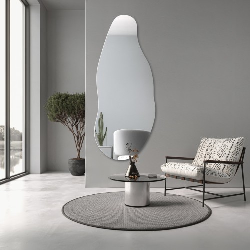 Dekorativer Spiegel in organischer Form - BARYT