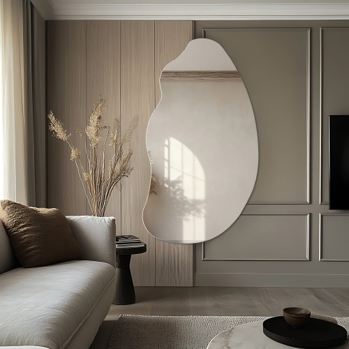 Dekorativer Spiegel in organischer Form - TOPAZ 2