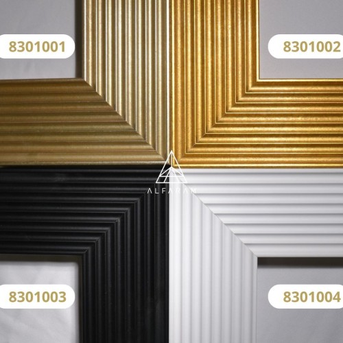 Spiegel in Holzrahmen – 8301 – Rahmenfarbe zur Auswahl 2