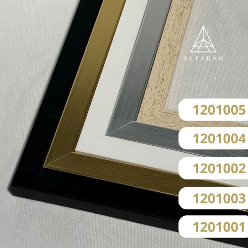 Spiegel in schwarzem Rahmen mit Beleuchtung - 1201 LED -... 2