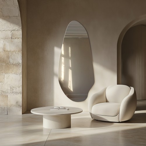 Ein Spiegel in unregelmäßiger Form - JASPIS