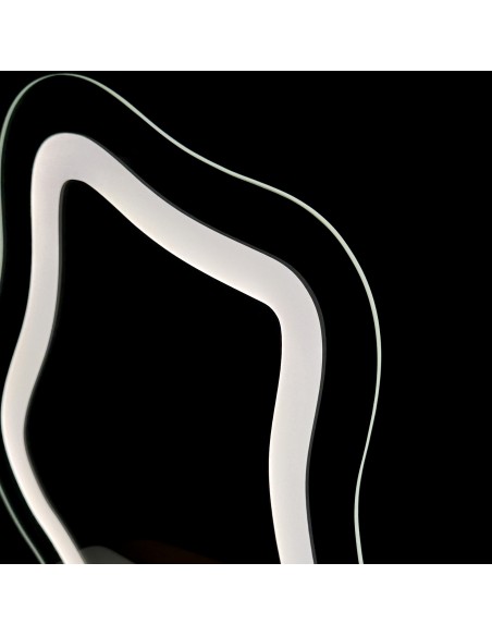 Kosmetikspiegel mit sandgestrahlter Beleuchtung - FLOW LED PETITE