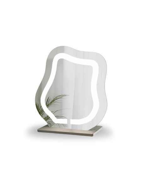 Kosmetikspiegel mit sandgestrahlter Beleuchtung - FLOW LED PETITE