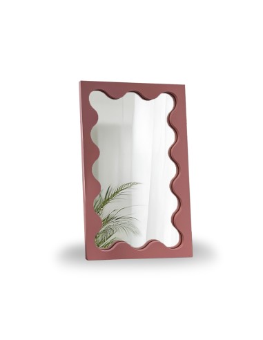Kosmetikspiegel in rosa MDF-Rahmen – BLOBS...