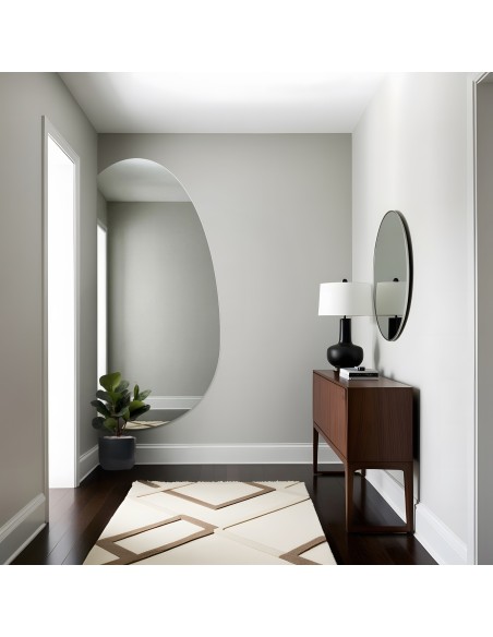 Spiegel mit organischer Form – TURMALIN