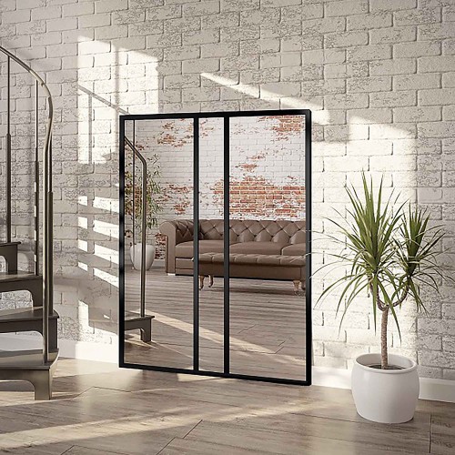 Loft-Spiegel mit Sprossen - WINCENT - Rahmenfarbe nach... 2