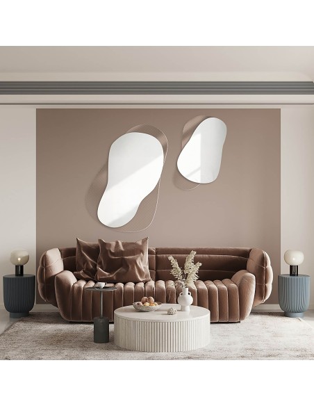 Dekorative Spiegel auf ornamentiertem Glas Master Point - LUXORA GRAVELO