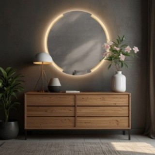 Badezimmerspiegel mit Hintergrundbeleuchtung ELIF LED I