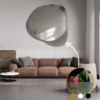 Dekorativer Spiegel auf ornamentiertem Glas Estriado - LUXORA ELEGRA