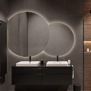 Spiegelset mit Hintergrundbeleuchtung - UNIVERSE CUT LED II