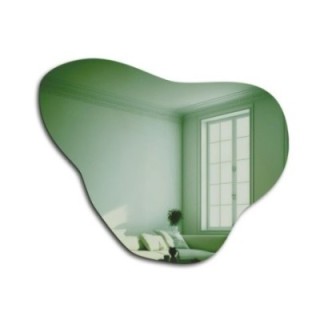 Unregelmäßiger grüner Spiegel – EMERALD GREEN