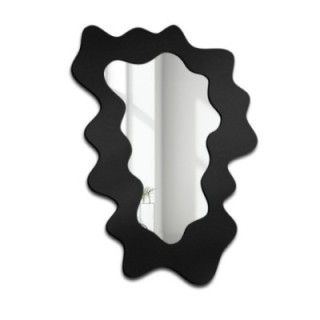 Unregelmäßiger Spiegel mit MDF-Rahmen - BLOBS MISTY