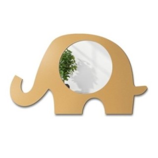 Dekorativer Wandspiegel für Kinder in einem MDF-Rahmen - ELEFANT