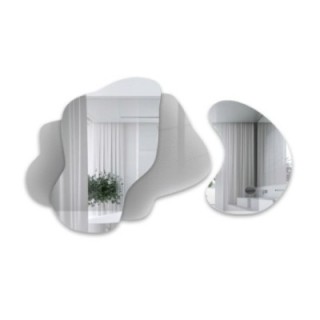 Dekorative Spiegel auf ornamentiertem Glas Master Point - LUXORA ARTIVIS