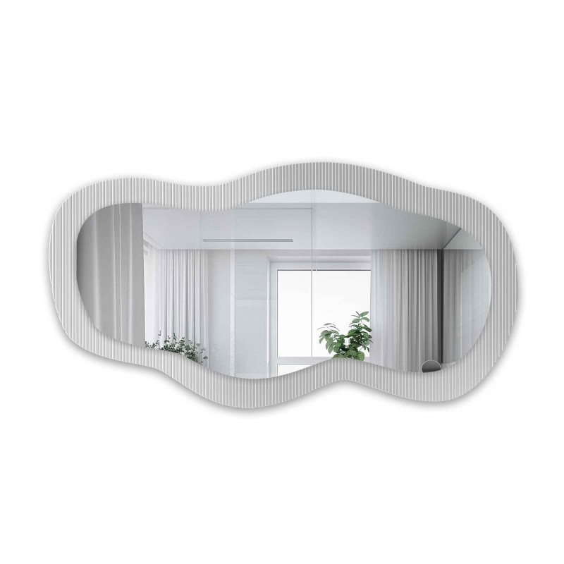 Dekorativer Spiegel auf ornamentiertem Glas Estriado - LUXORA GLASORI