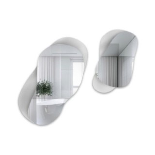 Dekorative Spiegel auf ornamentiertem Glas Master Point - LUXORA GRAVELO