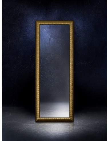 Moderner Spiegel mit prächtigem Holzrahmen -...