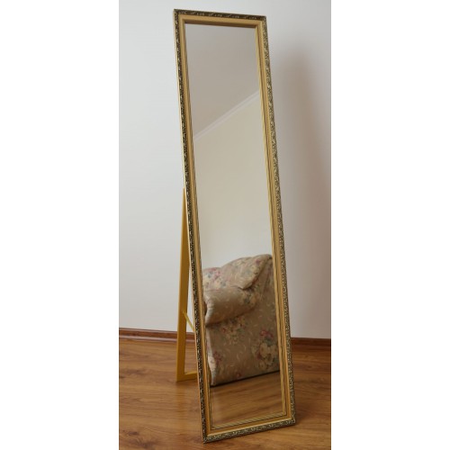 Standspiegel mit dekorativem Holzrahmen - 4001 -...