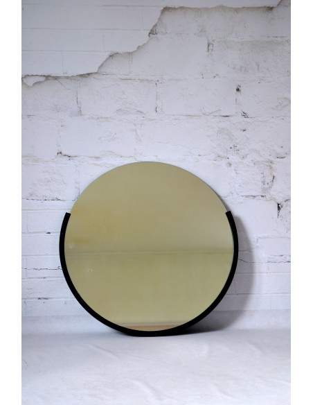 Moderner Rundspiegel mit Rahmen MDF - TERA