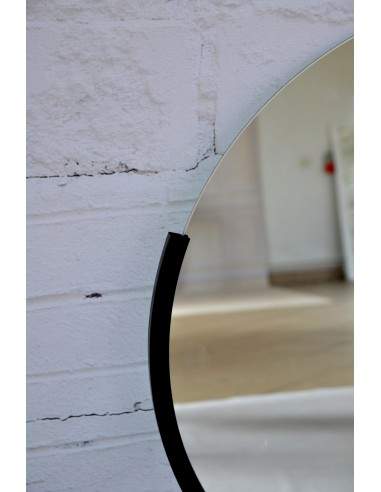 Moderner Rundspiegel mit Rahmen MDF - TERA