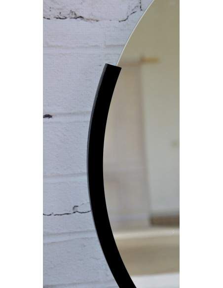 Moderner Rundspiegel mit Rahmen MDF - TERA