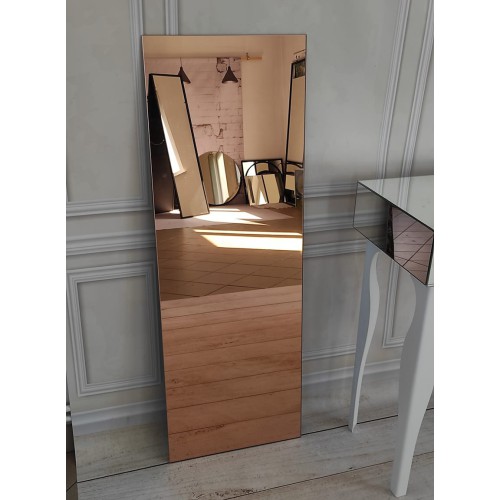 Rechteckiger Spiegel in Kupfer, dekorative Spiegeltafel -... 2