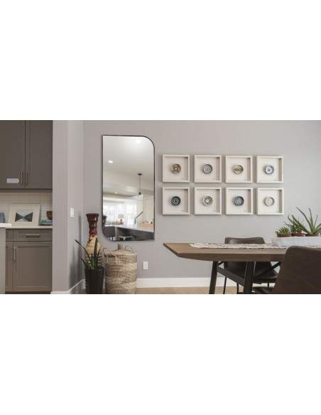 Spiegel in schwarzen Rahmen- MDF SLIM- TRÄNE – Rahmenfarbe zu Auswahl