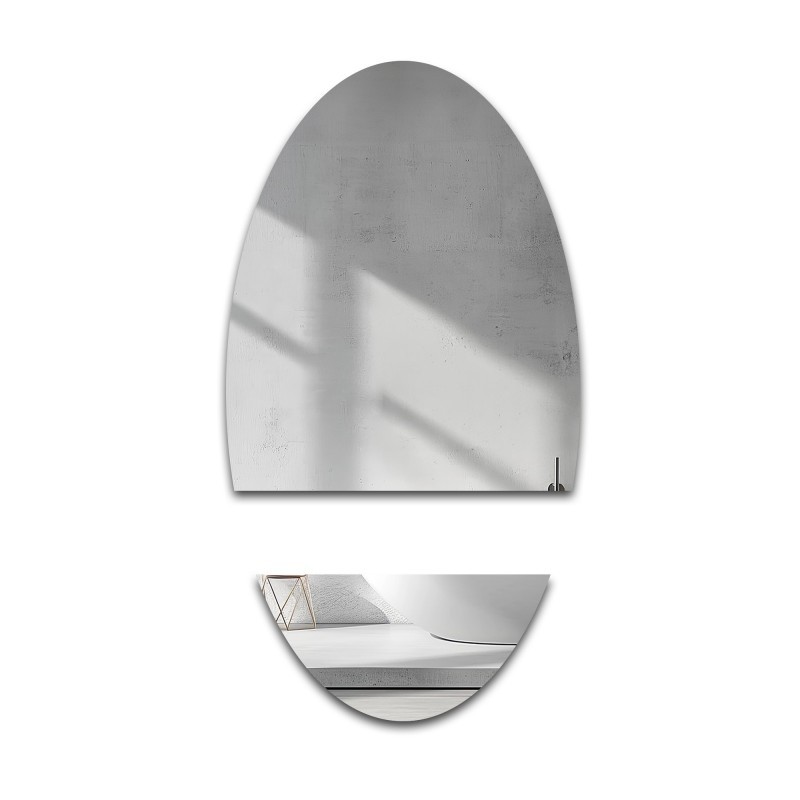 Elliptischer Badezimmerspiegel ZWEITEILIG - Ellipse