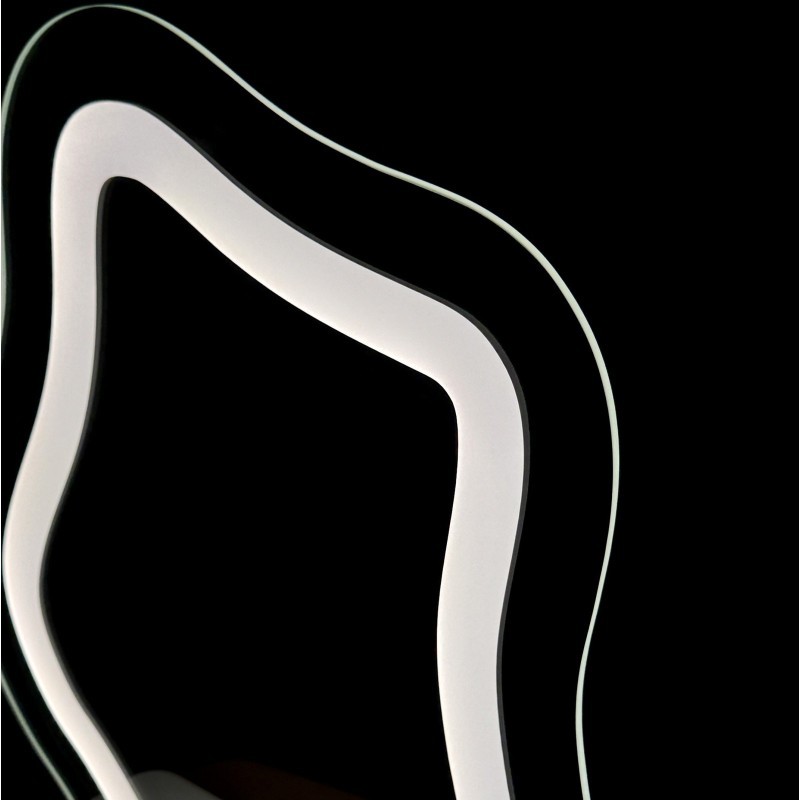 Kosmetikspiegel mit sandgestrahlter Beleuchtung - FLOW LED PETITE