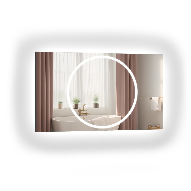 Badezimmerspiegel mit Hintergrundbeleuchtung - HUGO LED