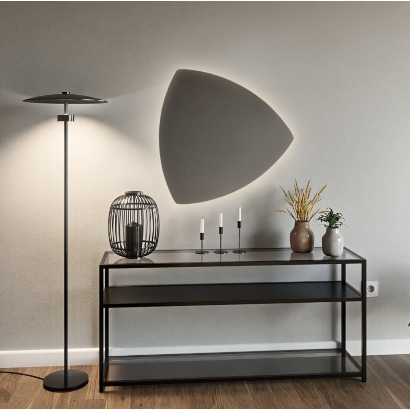 Dreieckiger Badezimmerspiegel mit Hintergrundbeleuchtung - KARO LED