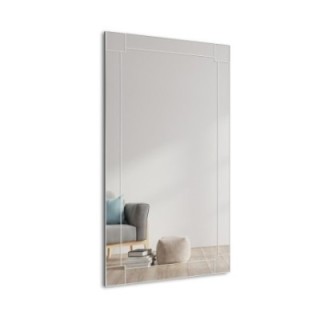 Glamour Kristallspiegel in verspiegeltem Rahmen - KIARA OptiWhite