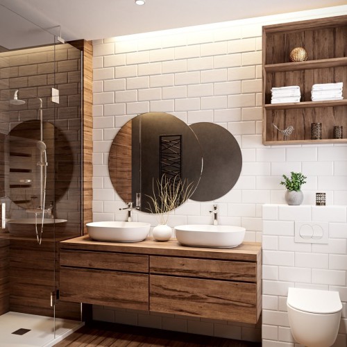 Badezimmerspiegel-Set - UNIVERSE 2