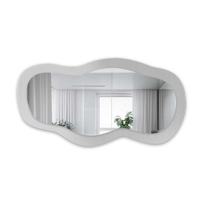 Dekorativer Spiegel auf ornamentiertem Glas Estriado - LUXORA GLASORI